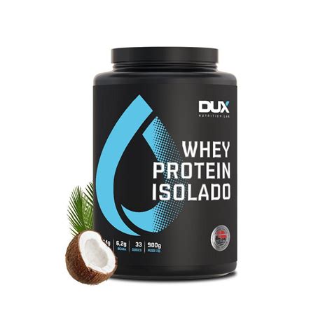 Whey Protein Isolado Dux Nutrition Coco 900g Pontofrio