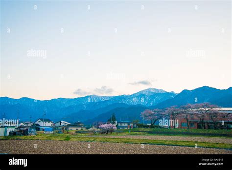 Japan Alps From Nagano Side In Japan Japan Alps Is Located Between