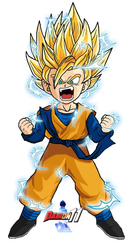 Kid Goten Ssj2 By Dairon11 On Deviantart