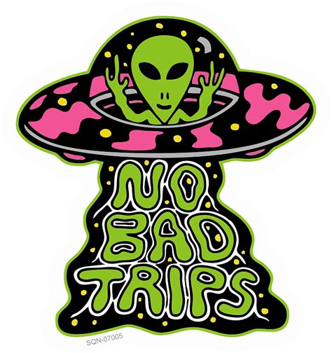 No Bad Trips SQN Stickers Vendas Online De Materiais Impressos