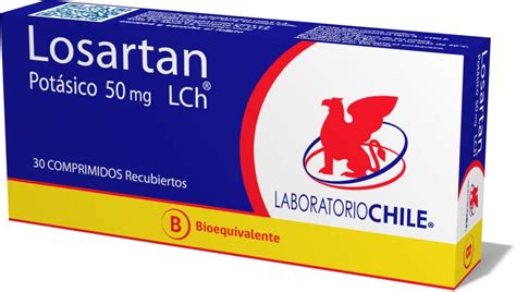 Losartan Potásico Lab Chile 50mg 30 Comp Farmatotal