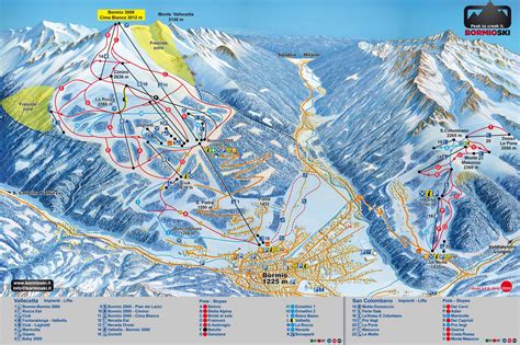 Skirama Bormio Mappa Delle Piste Sci