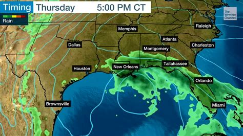 Wet Week Ahead For Florida And Gulf Coast Videos From The Weather Channel