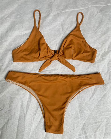 Bikini Josephine Ocre Comprar En Eloisa Bikinis