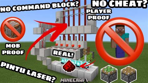 Cara Membuat Pintu Laser Di Minecraft Pe Minecraft Pe Tutorial