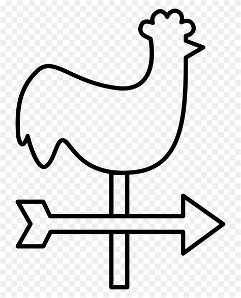 Rooster Weather Vane Png Icon Free Download - Rooster Weathervane ...