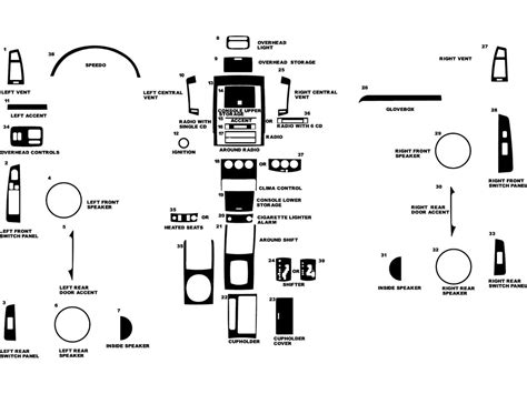 Nissan Altima Interior Parts Cabinets Matttroy