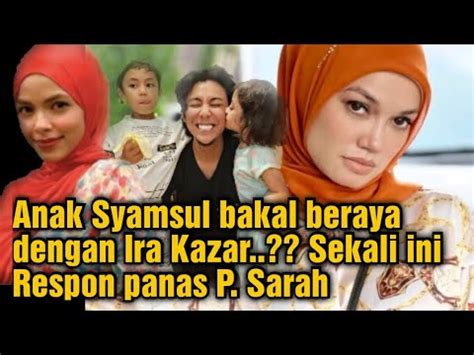 Anak Syamsul Bakal Beraya Dengan Ira Kazar Sekali Ini Respon Panas