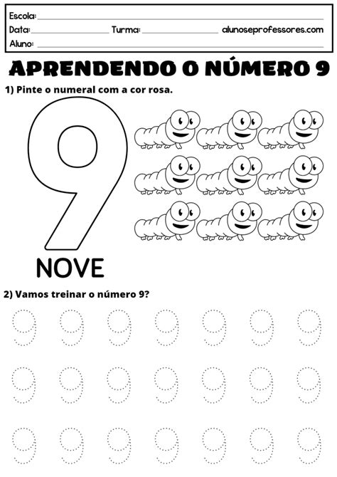 Atividades O N Mero Para Imprimir Alunos E Professores