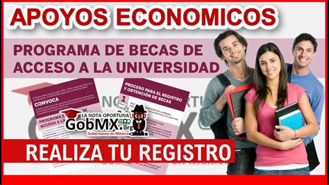 🧿 Apoyo Economico Programa De Becas De Acceso A La Universidad 2022 Youtube