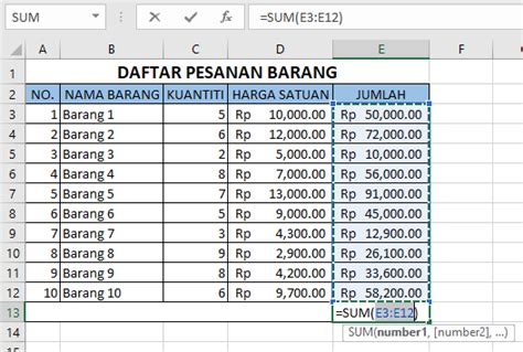 √ Rumus Mencari Rata Rata Dalam Excel Lengkap