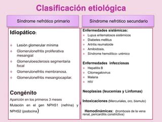 Sindrome Nefr Tico Y Nefr Tico Ppt