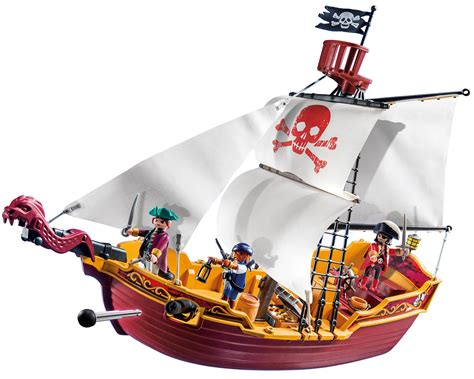 Playmobil Red Serpent Pirate Ship Building Sets Amazon Canada