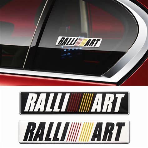 Ralliart Logotipo Emblema De Alum Nio Do Carro Adesivo Corrida Esporte