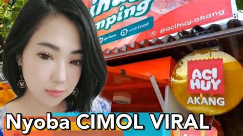 Cimol Viral Acihuy Akang Monica Cantik Ngevlog Youtube