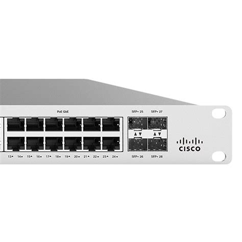 Meraki Ms P Port Cloud Managed Stackable Gigabit Poe Switch W