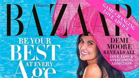 Demi Moore 56 Stuns In Naked Cover Shoot For Harpers Bazaar