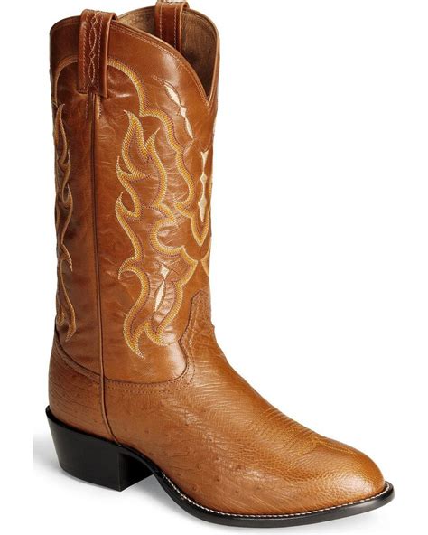 Tony Lama Smooth Ostrich Western Boots Medium Toe Country Outfitter