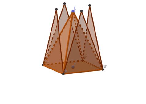 Piramida Patrulateră Regulată Geogebra