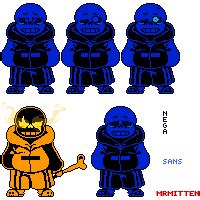 Negatale sans fan sprite by Mrmitten on DeviantArt