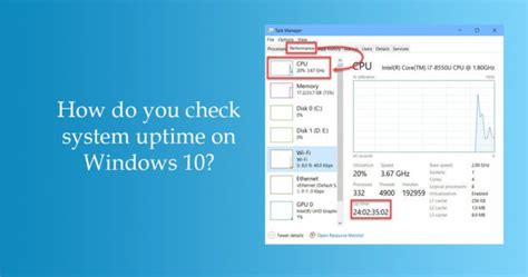 Ways To Check Computer Uptime On Windows