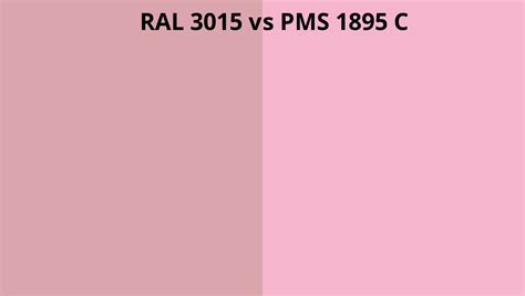 Ral 3015 Vs Pms 1895 C Ral Colour Chart Uk