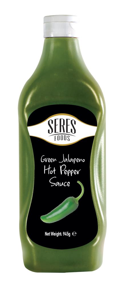 Green Jalapeno Hot Pepper Sauce HRC Seres Foods