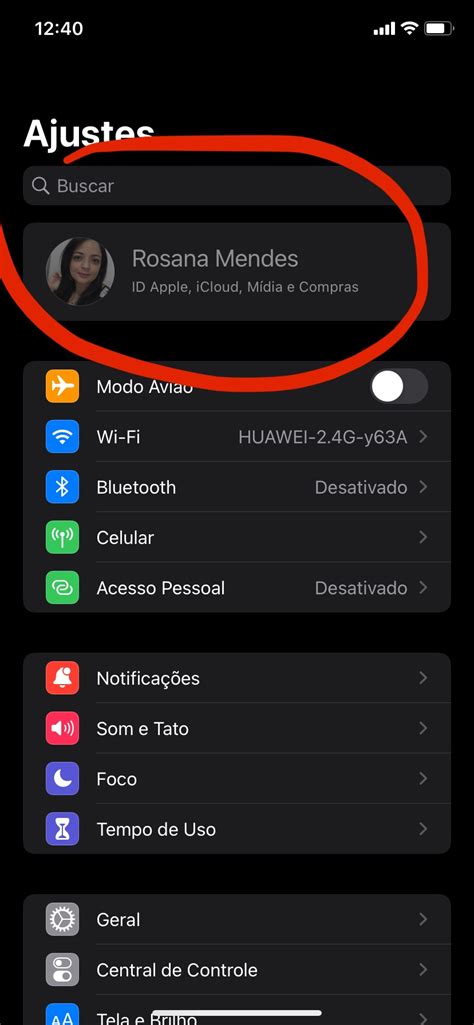 Não consigo clicar nos ajustes do iC Comunidade da Apple