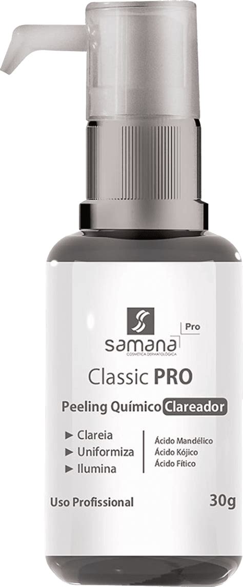 Peeling Qu Mico Clareador Fluido Classic Pro Samana G