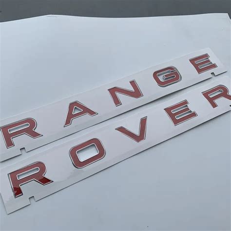 Diy Letters Emblem Badge For Range Rover Sv Autobiography Sport Evoque