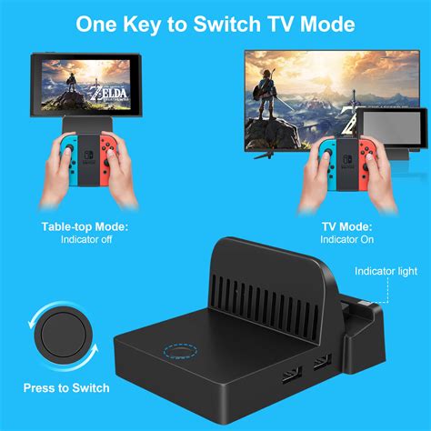 Snapklik Ukor Tv Dock Docking Station For Nintendo Switch