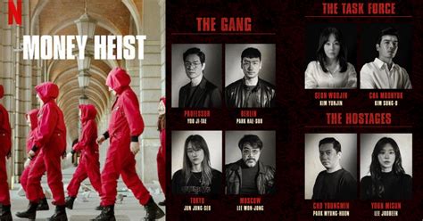 Netflix Reveals Cast For Korean Remake Of Money Heist Mothershipsg