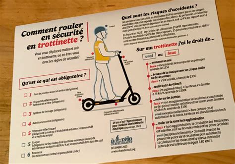 Sensibilisation sécurité vélo et trottinette à l IUT de Châtellerault