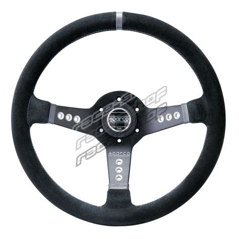 3 Spokes Steering Wheel Sparco L777 350mm Suede 63mm Races Shop