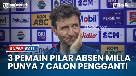 Berita Liga Pemain Pilar Persib Absen Lawan Barito Putera Luis