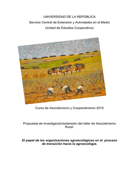 Curso De Asociativismo Y Cooperativismo