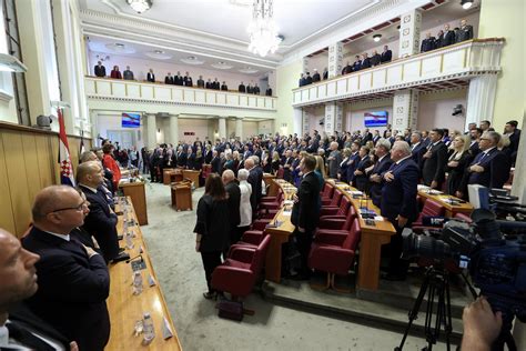 Zadarski tjednik Počela konstituirajuća sjednica 11 saziva Hrvatskog