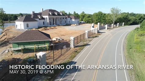 Historic Flooding Of The Arkansas River June 1 2019 Please Subscribe Youtube