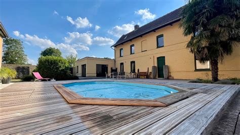 Vente Maison Double Corps De Ferme Avec Piscine Le Lion Immobilier