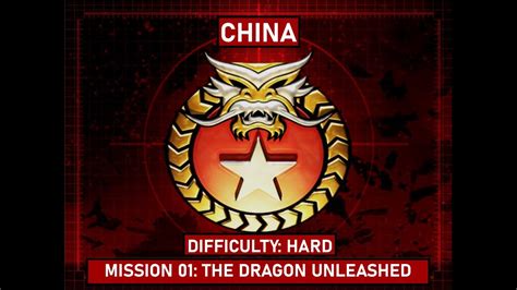 Command Conquer Generals Zero Hour CHINA Mission 01 The Dragon