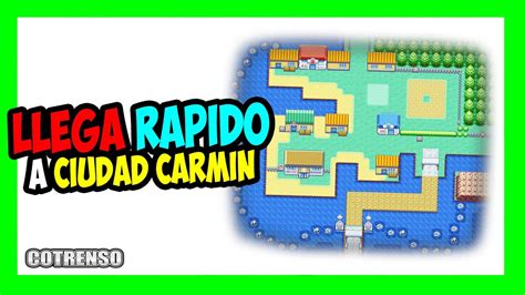 Descubre Como LLEGAR A La CIUDAD CARMIN En Nintendo Pokemon ROJO