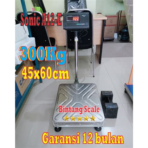 Jual Timbangan DUDUK Digital 200kg 300kg SONIC A12E Timbangan Duduk