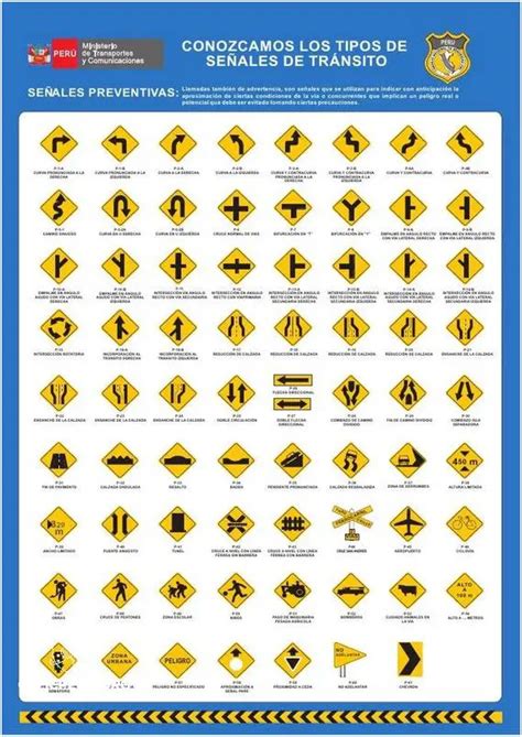 Descubre Las Señales De Transito Informativas De Peru Enero 2025