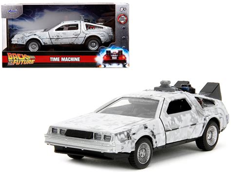 Dmc Delorean Time Machine Brushed Metal Frost Version Back To The