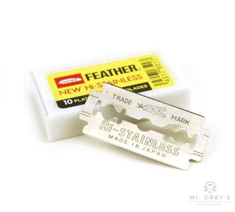 Лезвия для безопасной бритвы Feather New Hi-Stainless купить за 168 грн ...