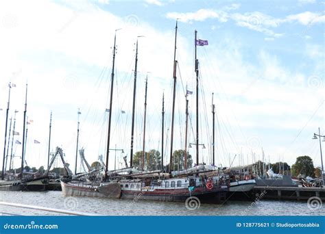 Enkhuizen The Netherlands October 12th 2018 Traditional Dutch Sail