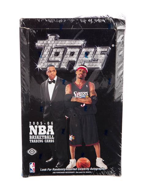 Trading Cards 2005 06 Topps NBA Basketball Hobby Sealed Box Black