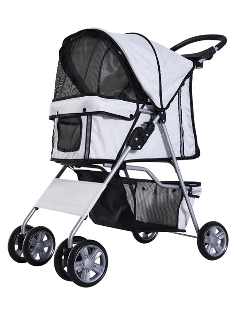 Poussette Buggy Pliable Pour Chiens Tissu D Oxford Imperm Able