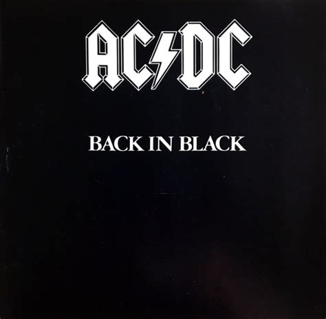 AC DC Back In Black CD Discogs