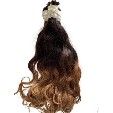 Cabelo Ombré Ondulado 50 55Cm Humano Natural 50 Gramas Submarino